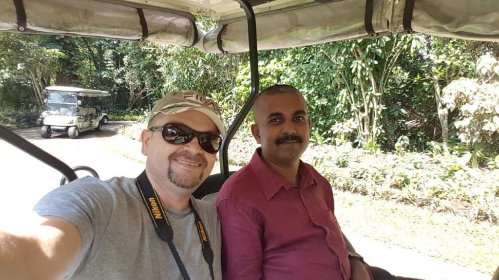 Our Tour Guide with Happy Customer